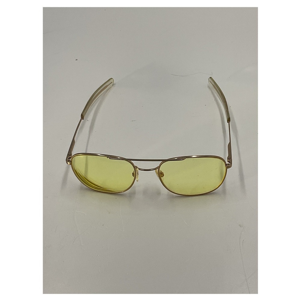 RE Vintage Gold Aviator‎ Eyeglass Frames Double Bridge 58-20 Italy